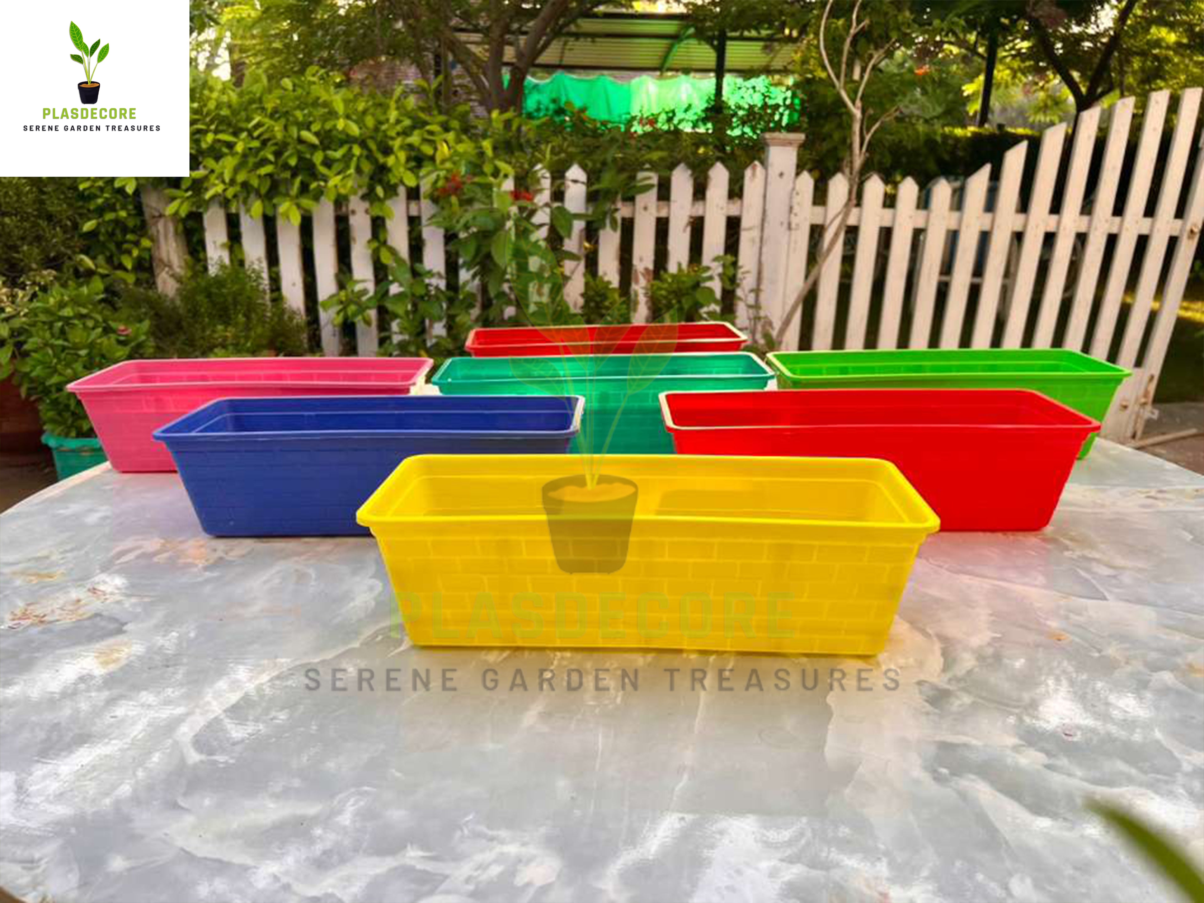 14 Inch Large Plastic Kairi Pot for Plants & Flowers | Home Garden Planter