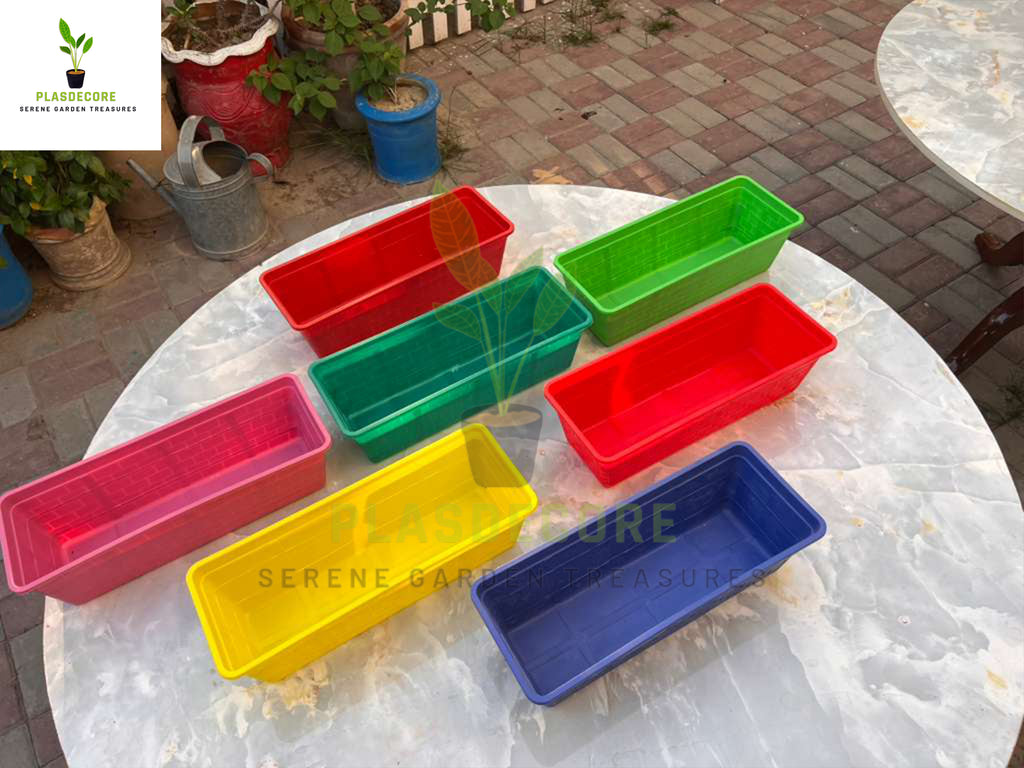 14 Inch Large Plastic Kairi Pot for Plants & Flowers | Home Garden Planter