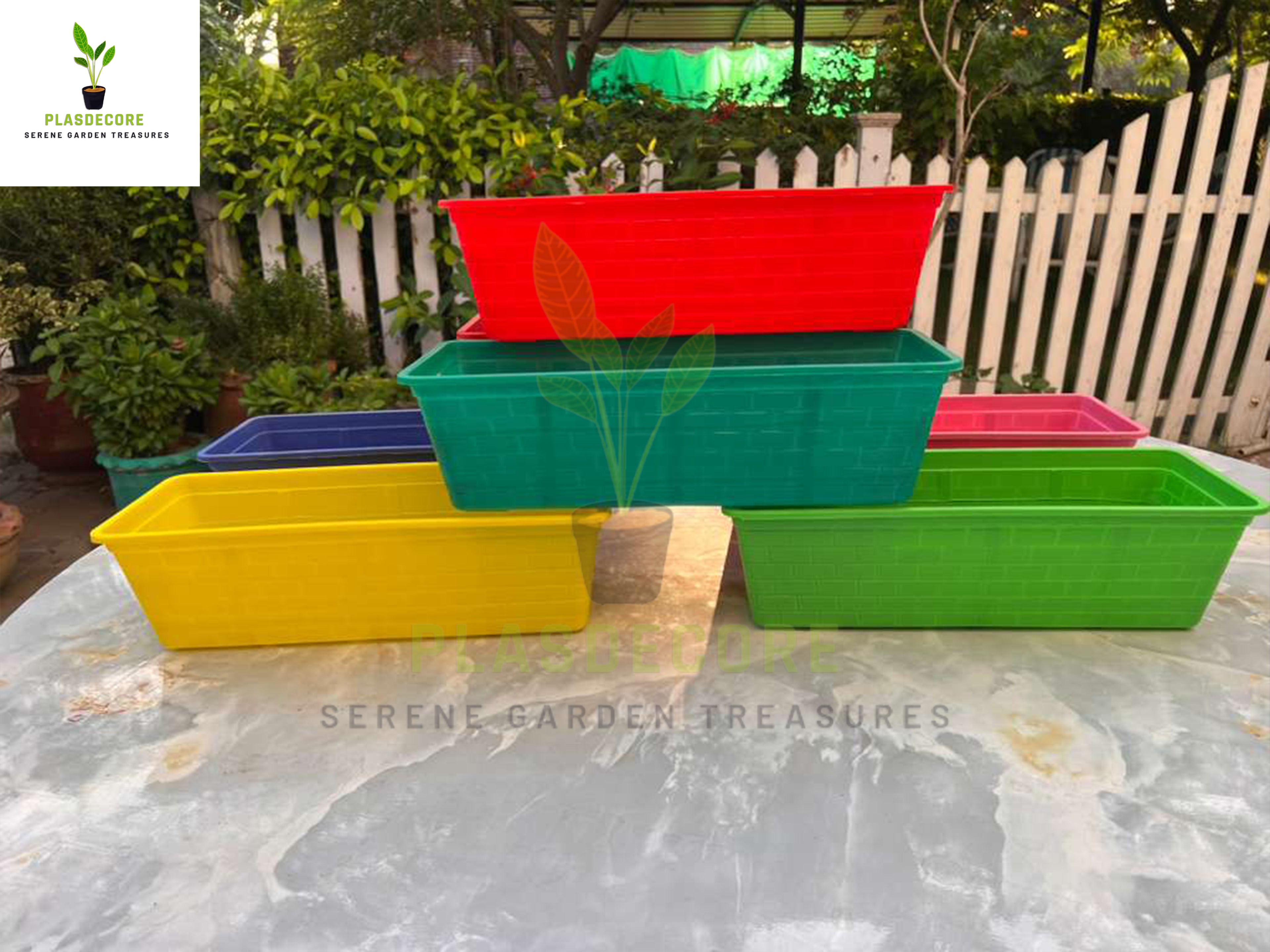 14 Inch Large Plastic Kairi Pot for Plants & Flowers | Home Garden Planter